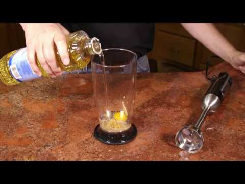 Garlic Aioli using an Immersion Blender Garlic Aioli using an Immersion Blender