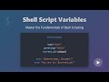 Shell Scripting for Beginners: Mastering Variables 🚀