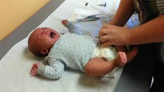 Baby Ishan's First vaccination and Mama crying with baby