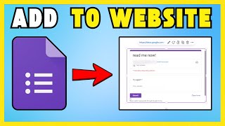 How To Add And Embed Google Forms On Canva Website - NEW UPDATE!