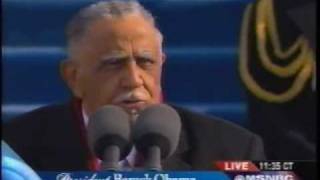 Benediction for Obama's Inaugural by the Reverend Dr. Lowery