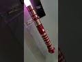 Red Lightsaber Color Change with Bluetooth Bossaber #lightsaber #starwars