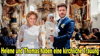 Geheime Hochzeit in Rom! Helene Fischer \u0026 Thomas Seitel mit ihrer Tochter Nala betreten die Kirche.