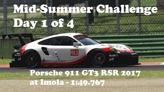 Assetto Corsa Mid-Summer Challenge - Day 1 - The RSR 2017 at Imola