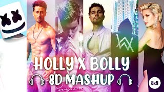 Hollywood x Bollywood Mashup (8D AUDIO) | 2020