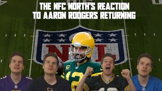 Every NFC North's Fan Reaction to Aaron Rodgers Returning to the Packers