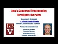 Java Supported Programming Paradigms: Overview