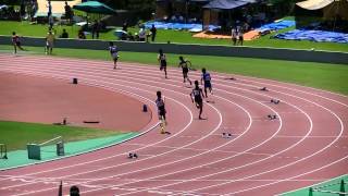 近江高校男子陸上競技部　岩﨑４００ｍ　2015.7.20