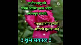 शुभ सकाळ|| Good Morning ||Good Morning whatsapp status शुभ सकाळ status ||