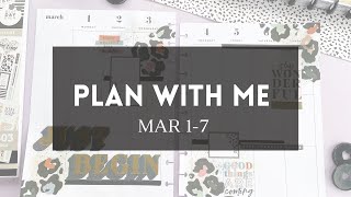 PLAN WITH ME // CLASSIC HAPPY PLANNER // COLORFUL LEOPARD // MARCH 1-7