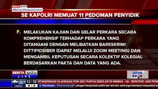 Kapolri Keluarkan SE Penanganan Kasus UU ITE