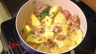 How to make Breadfruit Oil Down Trinidad and Tobago