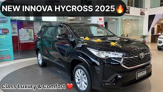 25 Kmpl Mileage😳! New Innova Hycross 2025 Fully Hybrid 🔥! Full Features, Interior \u0026 Exterior Details