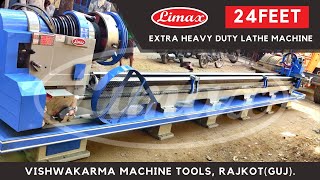 24 Feet Heavy Duty Lathe Machine | Vishwakarma Machine Tools | Rajkot (Gujarat) #lathemachine