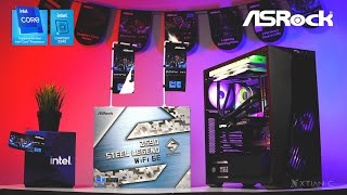 XTIAN C x ASROCK - Z590 Steel Legend Wifi 6E Gaming PC Build