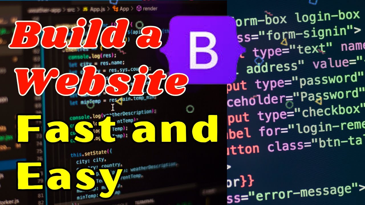 Build A Website Fast And Easy With Bootstrap Youtube