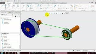 BELT DRIVE MECHANISM IN CREO 4.0/3.0/2.0