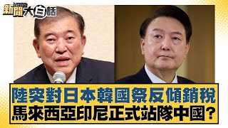 陸突對日本韓國祭反傾銷稅 馬來西亞印尼正式站隊中國？【新聞大白話】20241109-10｜帥化民 吳崇涵 苑舉正