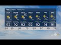 First alert weather forecast for evening of august 10, 2024