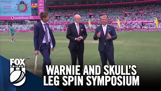 A leg spin bowling masterclass from Shane Warne and Kerry O'Keeffe | FOX Cricket | The Ashes