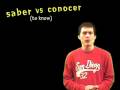 02 Spanish lesson - Saber vs conocer