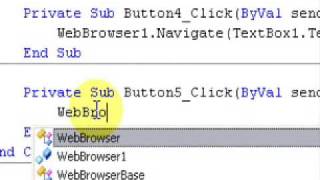 Visual Basic 2008 Express Edition Tutorial Simple Web Browser