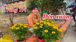 2 Vợ Chồng Đi Chợ Mua Bánh Mức Và Bông Hoa Trang Trí Để Chuẩn Bị Đón Tết(T307)