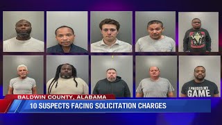 10 arrested in Baldwin County human trafficking operation