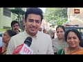 karnataka election national president bjp yuva morcha tejasvi surya casts his vote