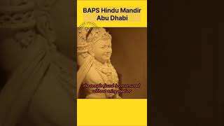 BAPS Hindu Mandir, Abu Dhabi #abudhabi #shorts #mandir #modi #ayodhya #baps #india #hindu #uae