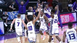 Kyle Guy with the GAME WINNER for the Kings! Warriors vs Kings