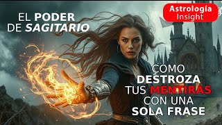 El PODER de SAGITARIO ♐  Cómo DESTROZA tus MENTIRAS 🤥 con una SOLA FRASE