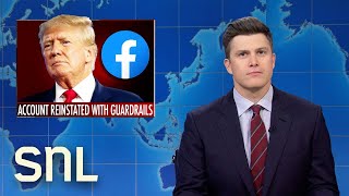 Weekend Update: Trump's Facebook Reinstated, George Santos Admits to Dressing in Drag - SNL