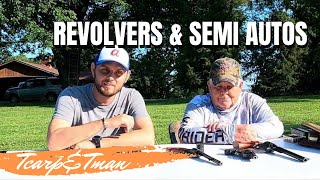 Revolver Vs Semiautomatic Handgun Comparison.