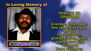 Simon Harold Charles memorial