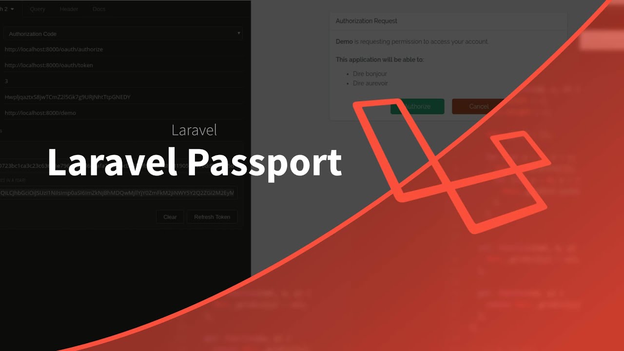 Laravel passport. Laravel. Полное руководство.
