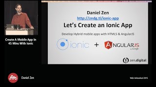 Build an Ionic App in 45 minutes (or less)