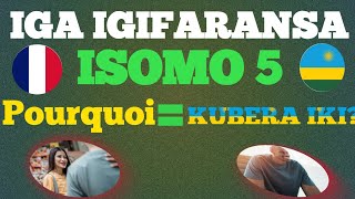 IGA IGIFARANSA ISOMO 5 uriga AMAGAMBO yingenzi cyane mururi rw' igifaransa