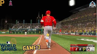 MLB The Show 24 Los Angeles Angels vs Pirate Pittsburgh World Series Game 3