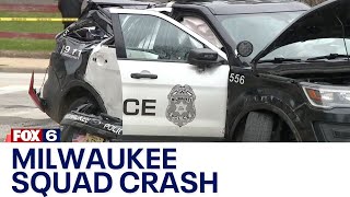 Milwaukee squad rollover crash, woman honored for helping officers | FOX6 News Milwaukee
