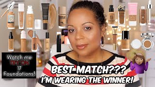 What's My BEST Foundation Match?!  Watch Me Swatch 17 Foundations!  I Found A WI