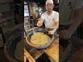 good morning every morning we make 100% japanese soba noodles. 亀戸養生料理高の　十割養生蕎麦　朝の蕎麦打ち