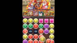 パズドラ 第21回チャレンジダンジョン10 初見ノーコン ラードラpt