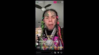 6IX9INE FIRST LIVESTREAM AFTER PRISON