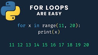 For Loop in Python are so easy 🔁