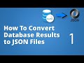 Part-1| SDET Essentials| How to Convert Database Results into JSON Files