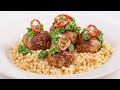 How To Make Pork & Veal Meatballs with Fregola Pasta By Scott Conant