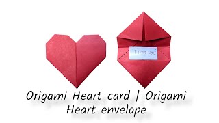 Origami Heart Envelope | Love Card 💌
