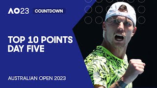 Top 10 Points | Day 5 | Australian Open 2023