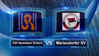 FSV Spandauer Kickers - Mariendorfer SV (Landesliga, Staffel 1) - Spielszenen | SPREEKICK.TV